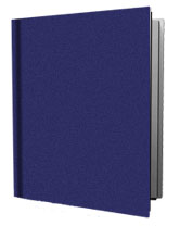 Blue Cloth Bound Book
