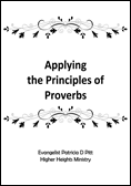 Applying the Principles of Proverbs