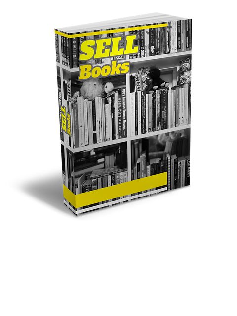 a non-fiction book about selling books with images of books on the cover